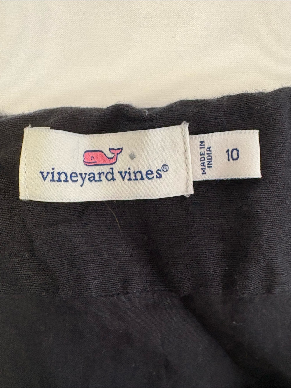 Vineyard Vines Linen Blend Embroidered Black Sheath Dress - Picture 8 of 12